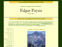 Tablet Screenshot of edgarpayne.com